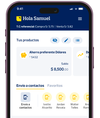 Visualiza tu crédito desde la APP