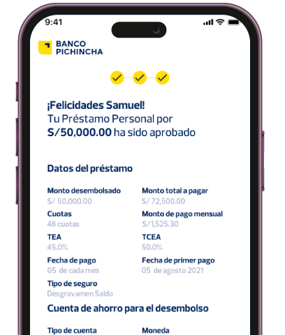 Saca tu Préstamo 100% digital