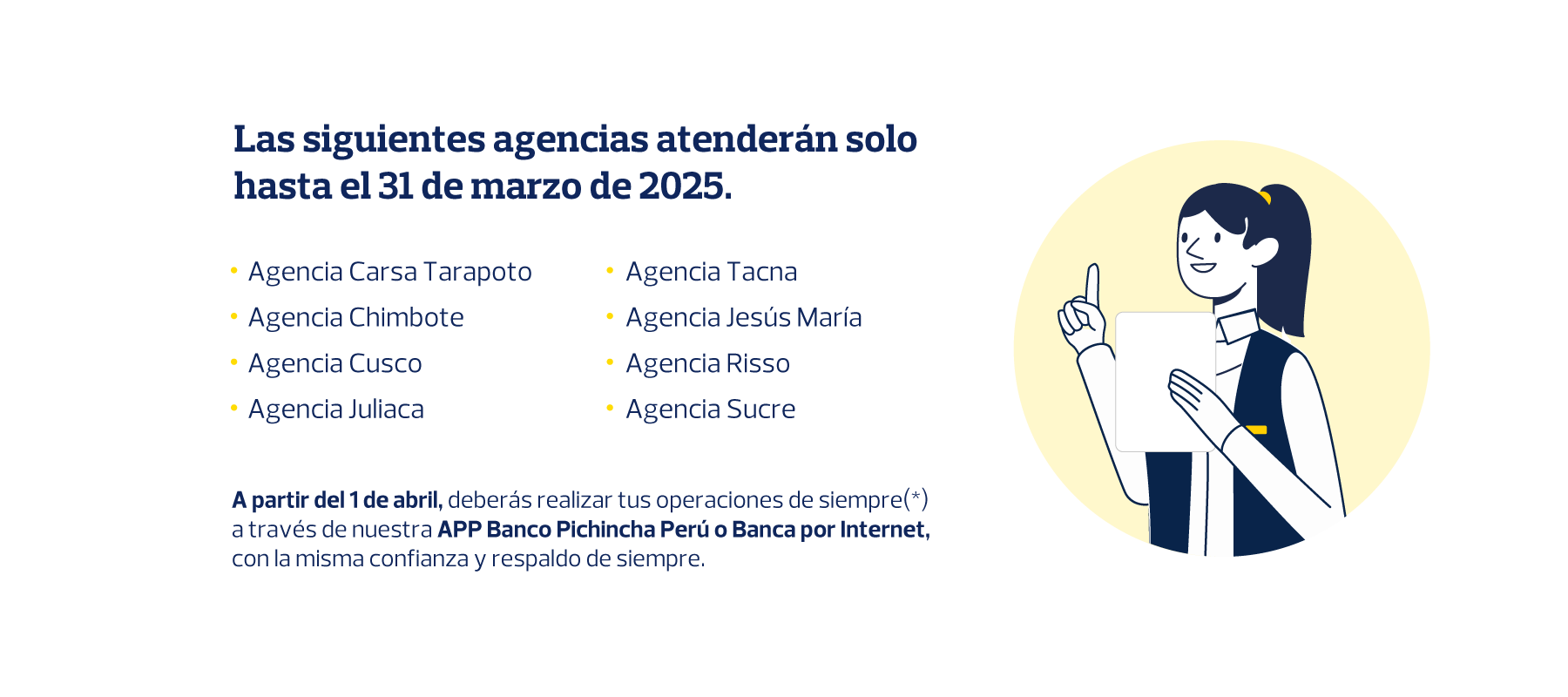 Cierre de Red de agencias Pichincha